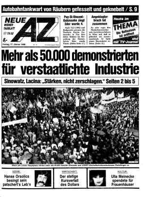 Ausgabe Fr. 17.01.1986, Seite 1
