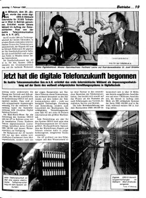 Ausgabe Sa. 01.02.1986, Seite 19