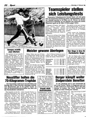 Ausgabe Di. 04.02.1986, Seite 22