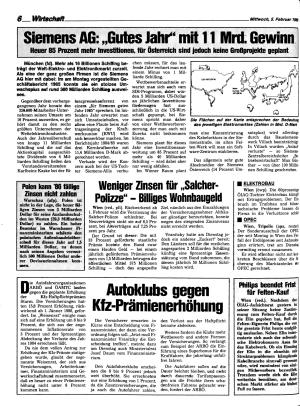 Ausgabe Mi. 05.02.1986, Seite 6