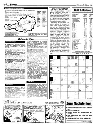 Ausgabe Mi. 05.02.1986, Seite 14