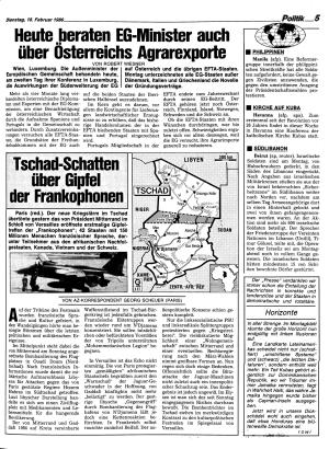 Ausgabe Di. 18.02.1986, Seite 5