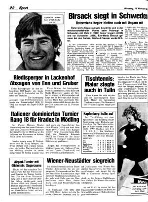 Ausgabe Di. 18.02.1986, Seite 22