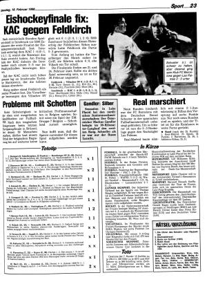 Ausgabe Di. 18.02.1986, Seite 23