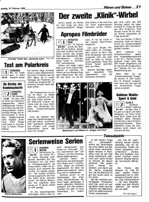 Ausgabe Di. 18.02.1986, Seite 31