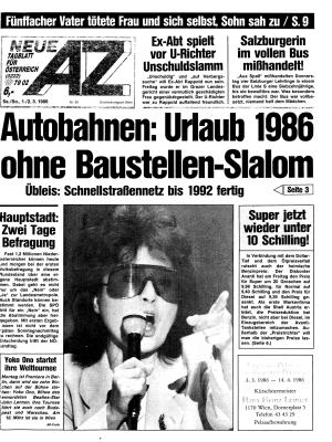 Ausgabe Sa. 01.03.1986, Seite 1