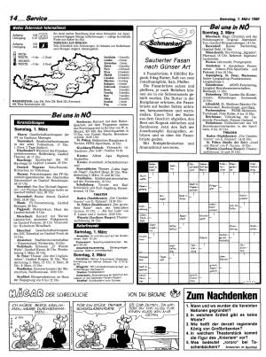 Ausgabe Sa. 01.03.1986, Seite 14