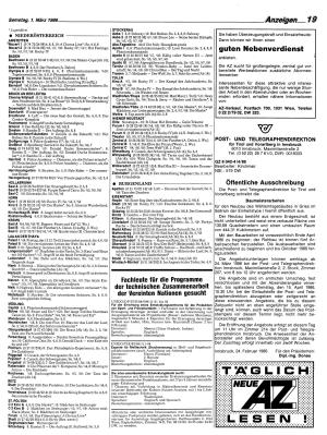 Ausgabe Sa. 01.03.1986, Seite 19