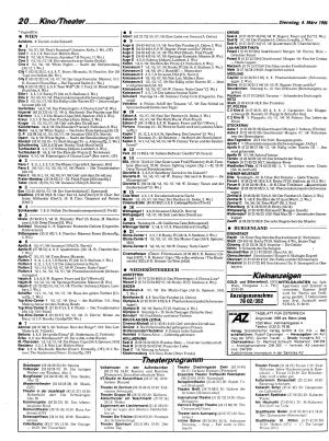 Ausgabe Di. 04.03.1986, Seite 20
