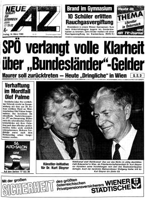 Ausgabe Fr. 14.03.1986, Seite 1