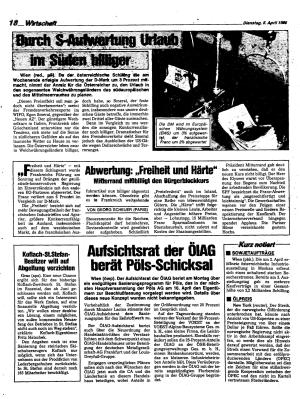 Ausgabe Di. 08.04.1986, Seite 18