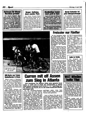 Ausgabe Di. 08.04.1986, Seite 22
