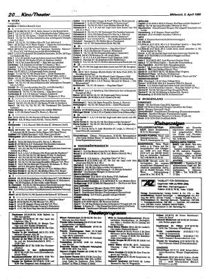 Ausgabe Mi. 09.04.1986, Seite 20