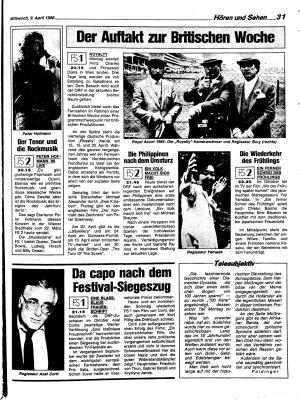 Ausgabe Mi. 09.04.1986, Seite 31