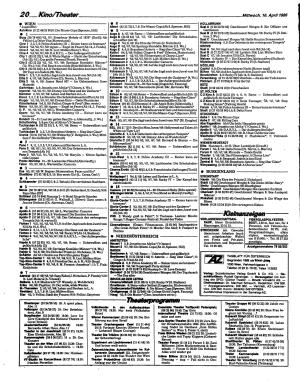 Ausgabe Mi. 16.04.1986, Seite 20