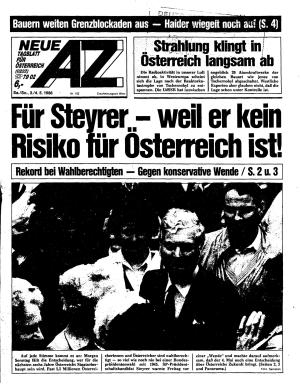 Ausgabe Sa. 03.05.1986, Seite 1