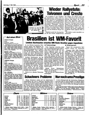 Ausgabe Sa. 03.05.1986, Seite 23