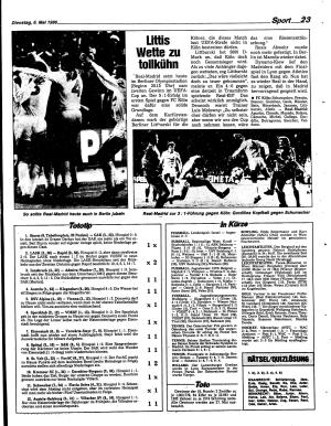 Ausgabe Di. 06.05.1986, Seite 23