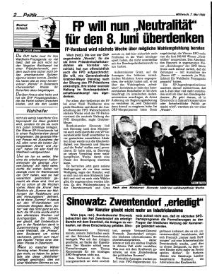 Ausgabe Mi. 07.05.1986, Seite 2