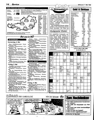 Ausgabe Mi. 07.05.1986, Seite 14