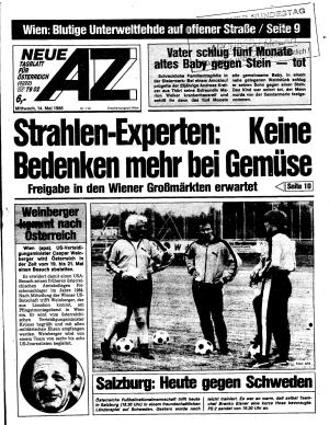 Ausgabe Mi. 14.05.1986, Seite 1