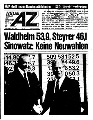 Ausgabe Mo. 09.06.1986, Seite 1