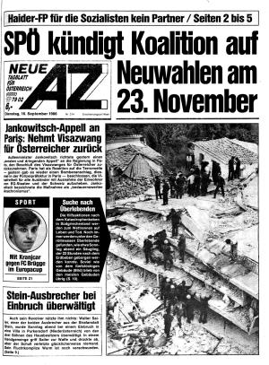 Ausgabe Di. 16.09.1986, Seite 1