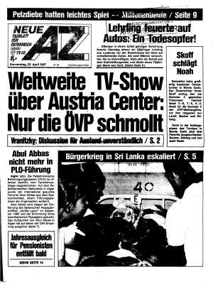 Ausgabe Do. 23.04.1987, Seite 1