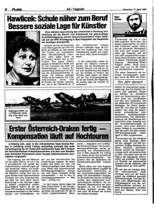 Ausgabe Sa. 25.04.1987, Seite 4