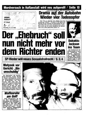 Ausgabe Di. 19.07.1988, Seite 1
